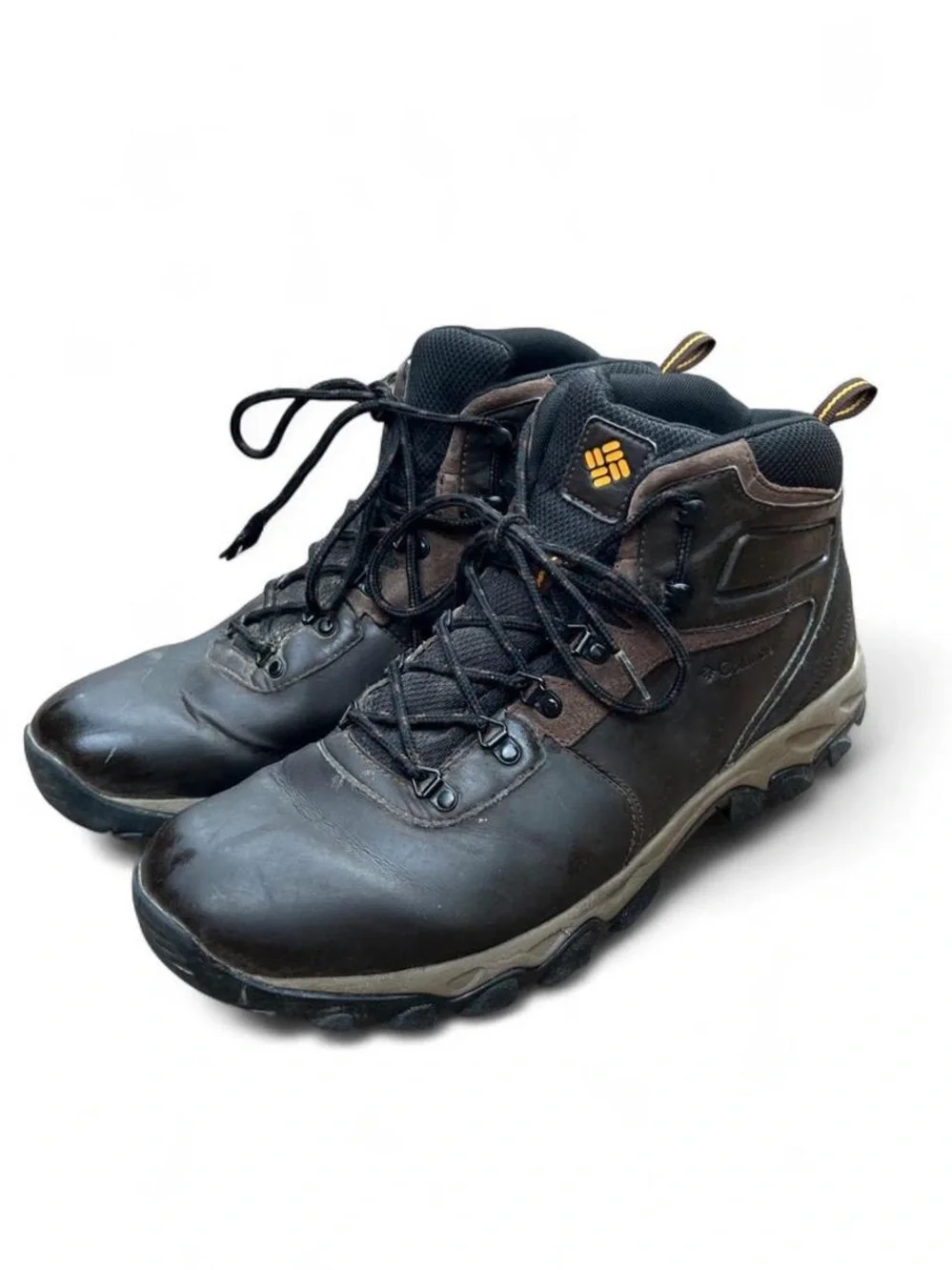 Columbia Newton Ridge Plus II Waterproof Hiking Boots Brown Men's Size 15